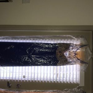 Royal Blue gown dress